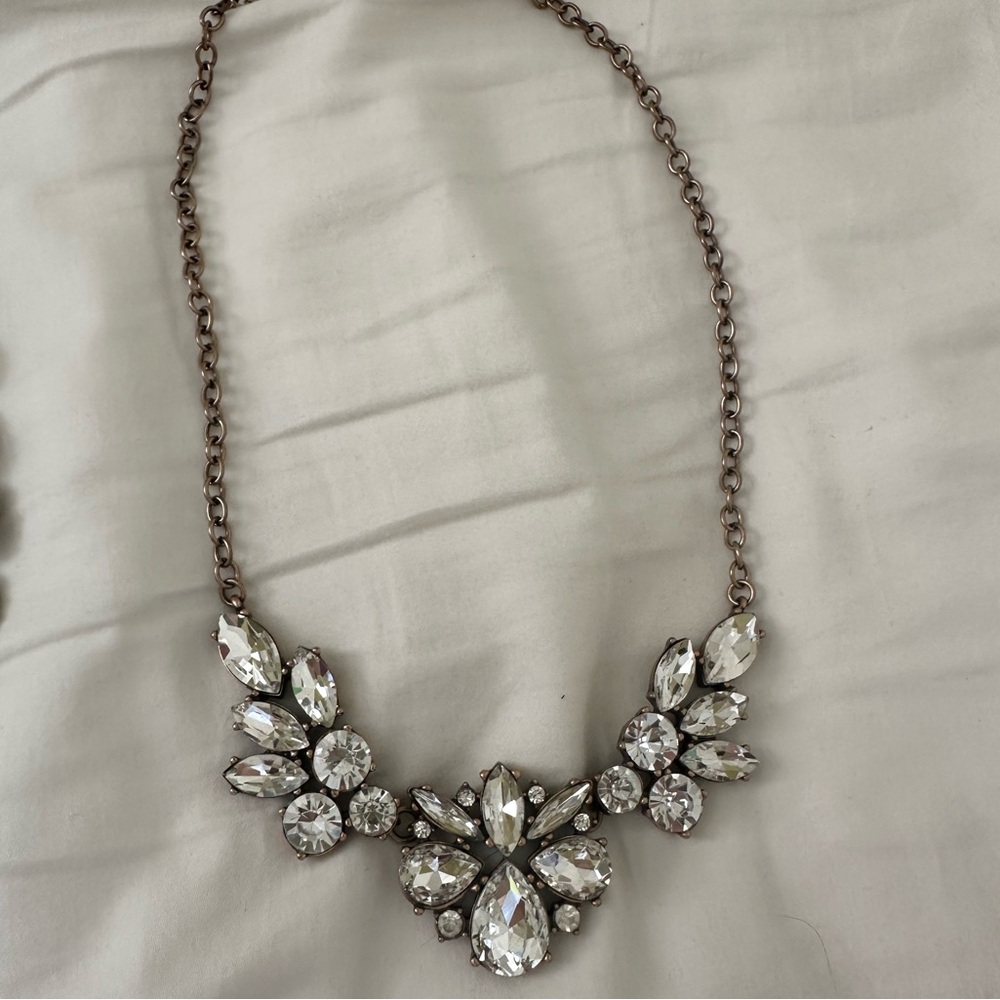 Elegant Crystal Statement Necklace